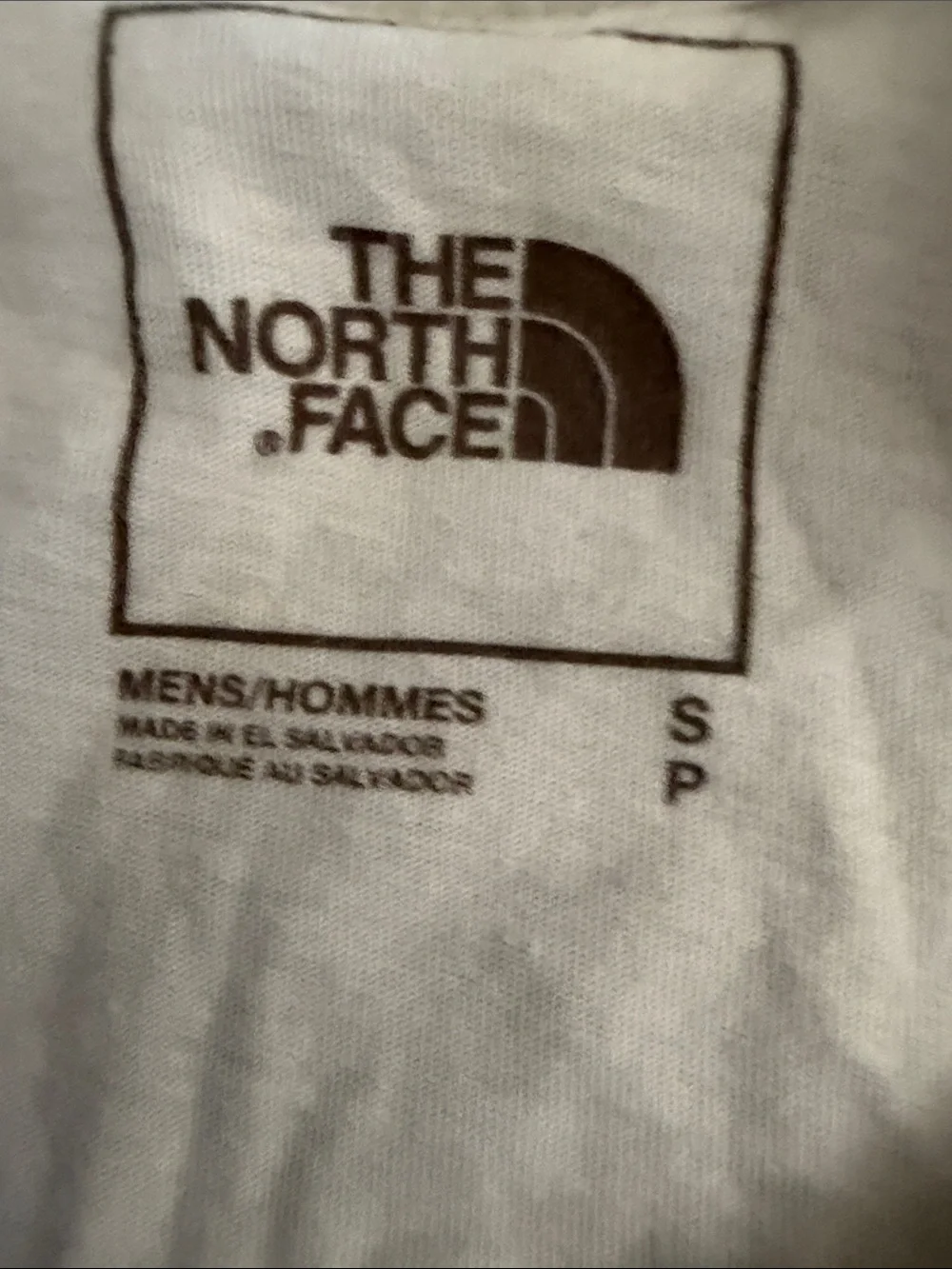 The North Face White Kids RV Graphic Tee with Red & Yellow Stripes